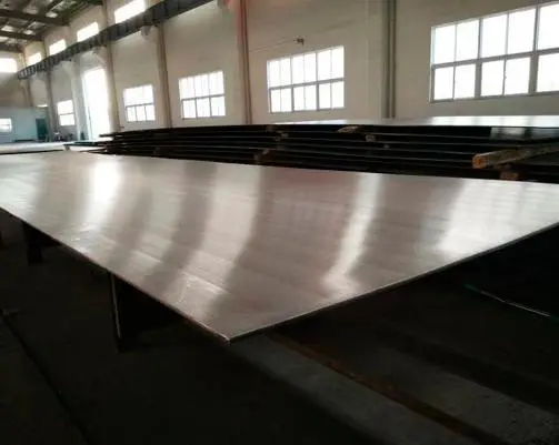 Titanium clad steel plate
